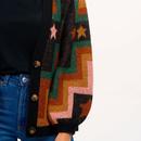 Morganna Sugarhill Chevron & Stars Knit Cardigan 