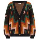 Morganna Sugarhill Chevron & Stars Knit Cardigan 