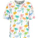sugarhill brighton mens kinsley rainbow palms retro relaxed tshirt off white