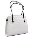Audrey Tatyana Retro 50s Diamond Stitch Handbag W