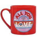 The Beatles All You Need Is Love Boxed Mug in Red MUGBBTS13