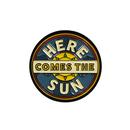 The Beatles Here Comes The Sun Pin Badge in Navy/Yellow PBADBTS01