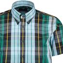 Tootal Retro Mod Slim Fit Kingston Check S/S Shirt