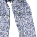 Tootal Weller Sky Blue Paisley Mod Silk Scarf 