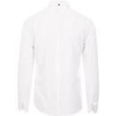 TOOTAL 60s Mod Button Down Oxford Shirt (White)