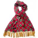 Tootal Medallion Mosaic Silk Scarf in Pomegranate TV5912 690
