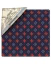 Tootal Scarves Pocket Square Navy Handkerchief