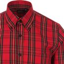 TOOTAL Men's Retro Mod Royal Stewart Tartan Shirt