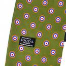 TOOTAL Mod Target Roundel Retro 60s Fringed Scarf