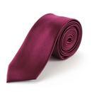 tootal silk skinny tie burgundy 