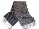 TOOTAL SCARF - BLACK PAISLEY