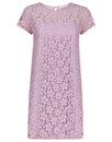 You Wish TRAFFIC PEOPLE 60s Mod Floral Lace Dress