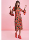 Luck Be A Lady TRAFFIC PEOPLE Retro Floral Dress