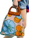 Be Bold TRAFFIC PEOPLE Retro 60s Floral Bag Pink