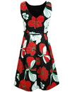 Doris TRAFFIC PEOPLE Retro 60s Floral Summer Dress