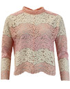 Forgotten Modesty TRAFFIC PEOPLE Floral Lace Top