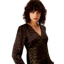Mama Mia TRAFFIC PEOPLE 70s Leopard Print Dress