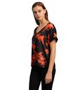 Florals on Fire TRAFFIC PEOPLE Retro 70s T-Shirt  