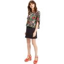 Whisper TRAFFIC PEOPLE Retro 60s Floral Top