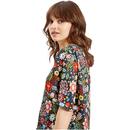 Whisper TRAFFIC PEOPLE Retro 60s Floral Top