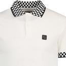 Trojan 2Tone Chequerboard Trim Pique Polo Shirt E