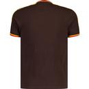 Trojan 3 Colour Tipped Sleeve Stripe Pique Tee C