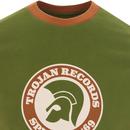 TROJAN RECORDS Mod Spirit Of 69 Ringer Tee (Green)