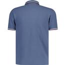 Trojan Mod Tipped Textured Basket Weave Polo AB