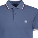 Trojan Mod Tipped Textured Basket Weave Polo AB