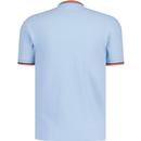 Trojan Twin Tipped Retro Ringer T-shirt in Powder