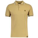 Trojan Basket Weave Camel Polo Shirt TC1038