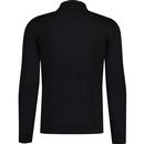 Trojan Chequerboard Panel Mod Turtleneck Jumper B