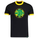 Trojan Union Jack Jamaica Ringer T-shirt in Black TC1046