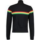 Trojan Retro Stripe 70s Funnel Neck Track Top B