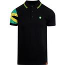 TROJAN RECORDS Mod Ska Jamaica Flag Sleeve Polo
