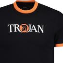 TROJAN RECORDS Retro Logo Ringer T-Shirt (B/O)