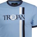 TROJAN RECORDS Retro Racing Stripe Logo T-Shirt S