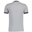 TROJAN RECORDS Mod Outline Logo T-Shirt Grey