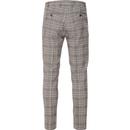 TROJAN RECORDS Mod Prince of Wales Check Trousers