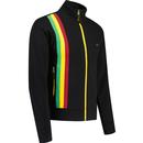 Trojan Retro Racing Stripe Funnel Neck Track Top B