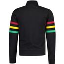 Trojan Retro Funnel Neck Stripe Sleeve Track Top R