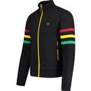 Trojan Retro Funnel Neck Stripe Sleeve Track Top R