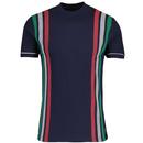 Trojan Records Printed Retro Stripe Pique Tee (N)