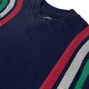 Trojan Records Printed Retro Stripe Pique Tee (N)