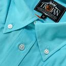 Trojan Classic Oxford Button Down S/S Shirt (Mint)