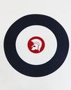 TROJAN RECORDS Helmet Logo Mod Target T-Shirt (E)