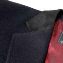 Trojan Mod Three Quarter Length Overcoat (Black)