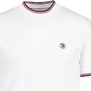 Trojan Twin Tipped Textured Retro Ringer T-shirt W