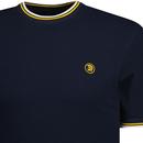TROJAN RECORDS Mod Twin Tipped T-Shirt in Navy