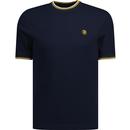 TROJAN RECORDS Mod Twin Tipped T-Shirt in Navy